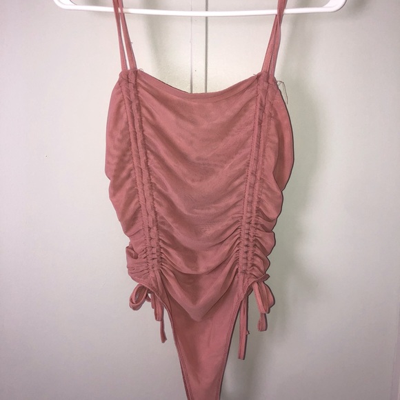 Body Pink Ruffled Body Suit - Picture 5 of 6